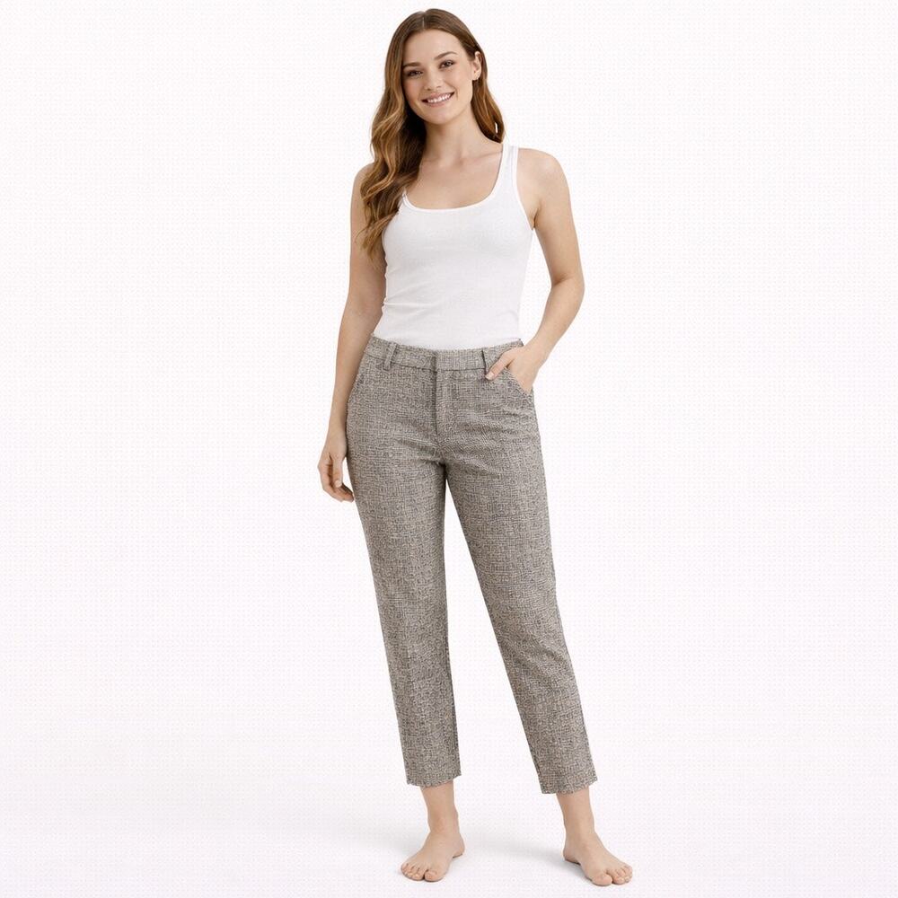 EUC Cato Textured Stretch Ankle‎ Pants | Size 4